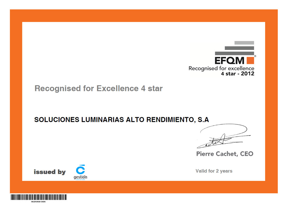 HiLed EFQM 4 Stars